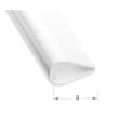 Serre-feuillet 15 mm - PVC blanc