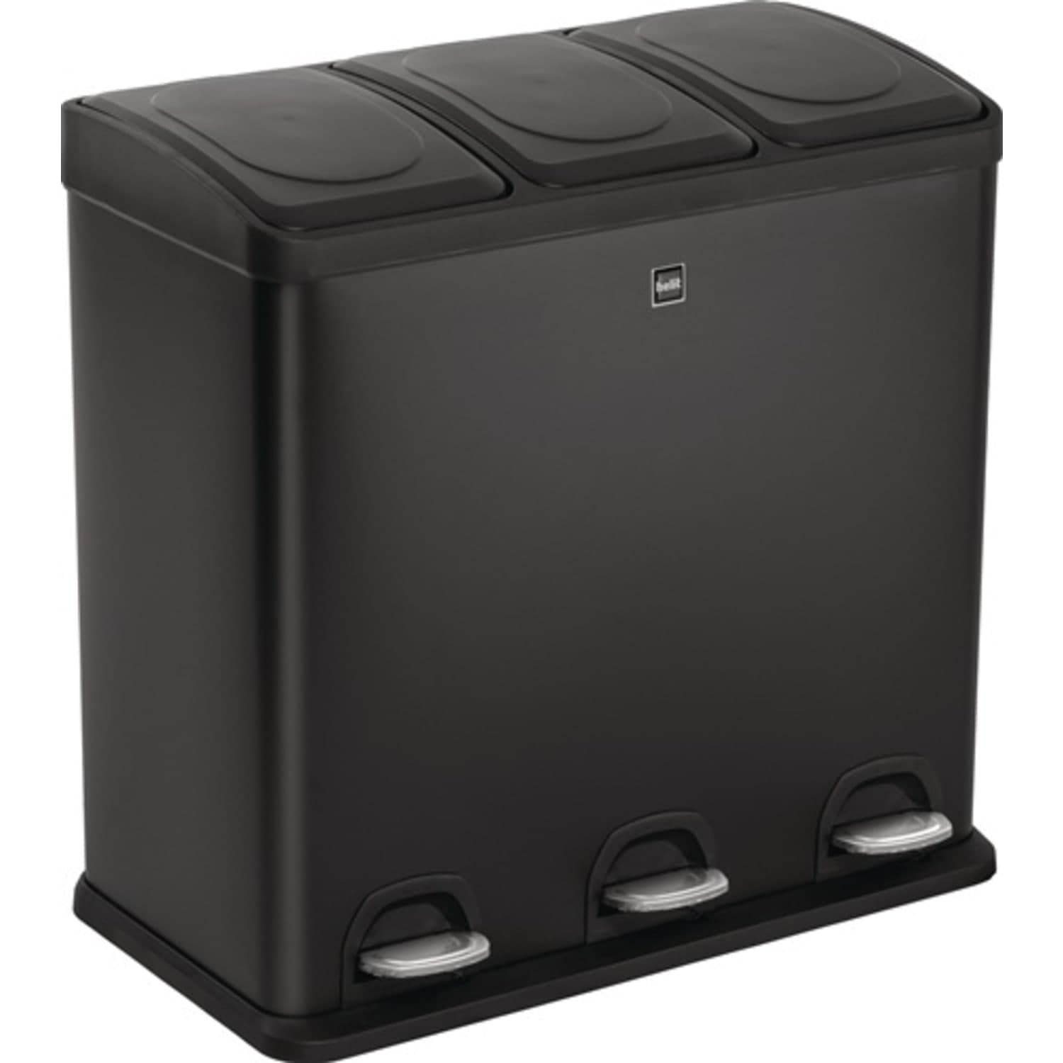 Poubelle à pédale Helit the separator 3x 20 l DxH592 mm