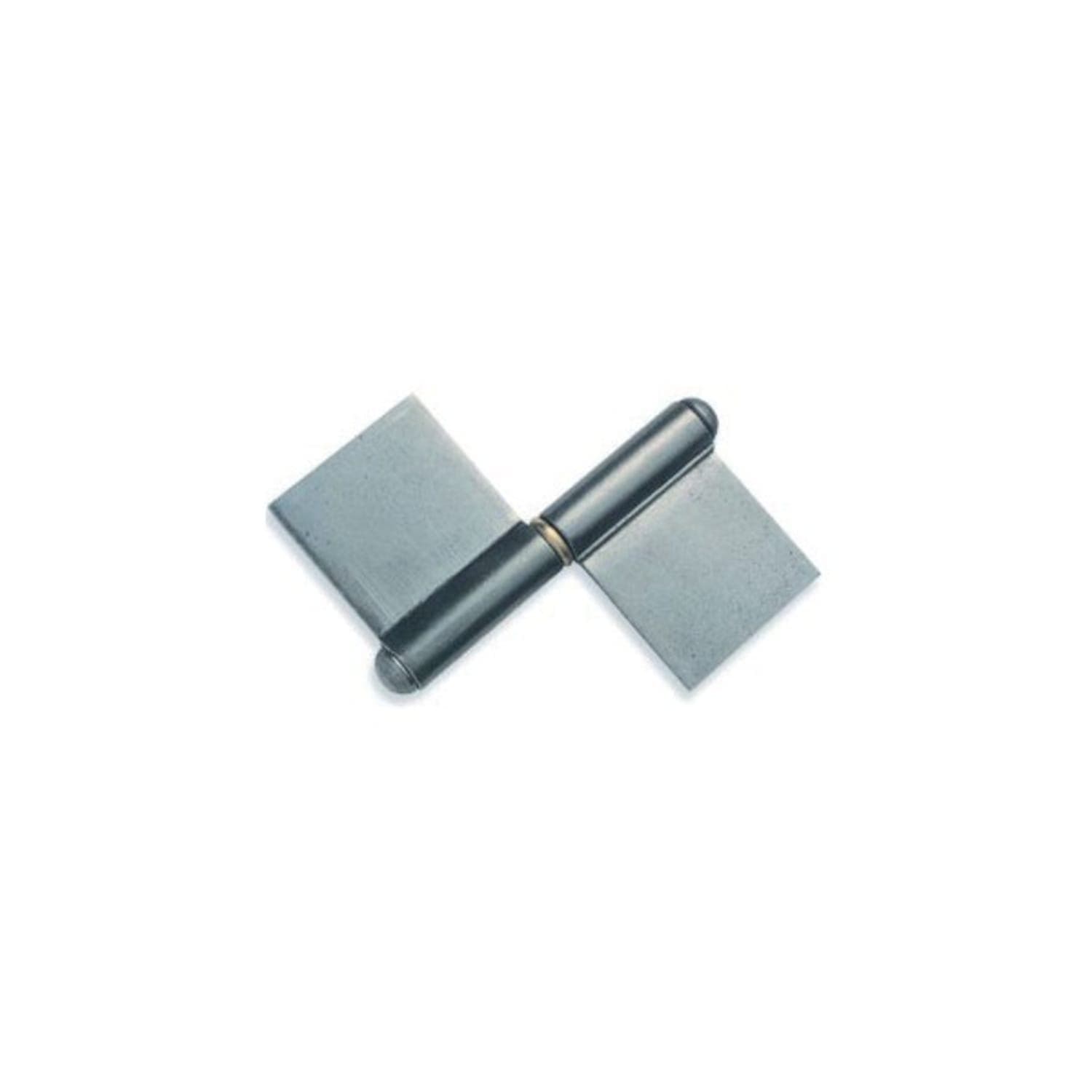 Paumelle grille roulée lames longues au centre 80 mm