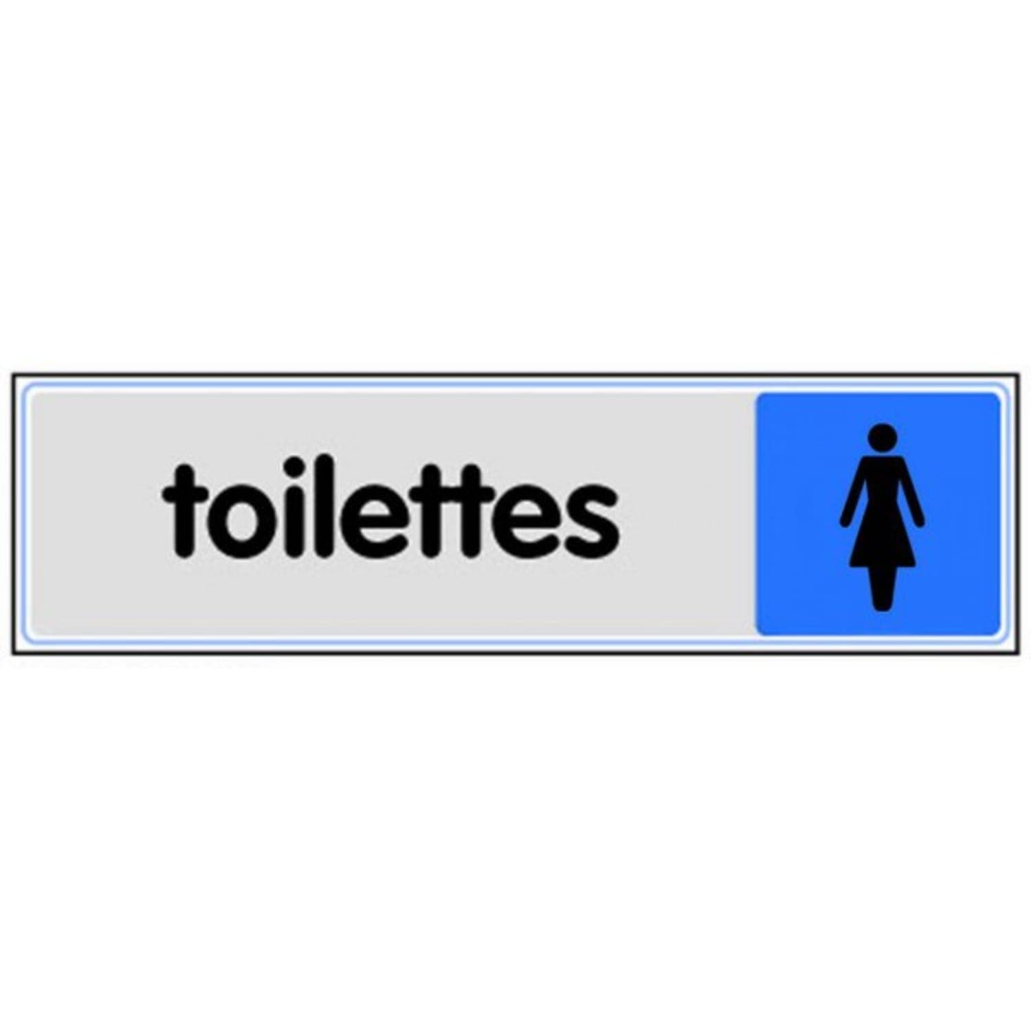 Plaquette signalétique - Toilettes femmes (logo)