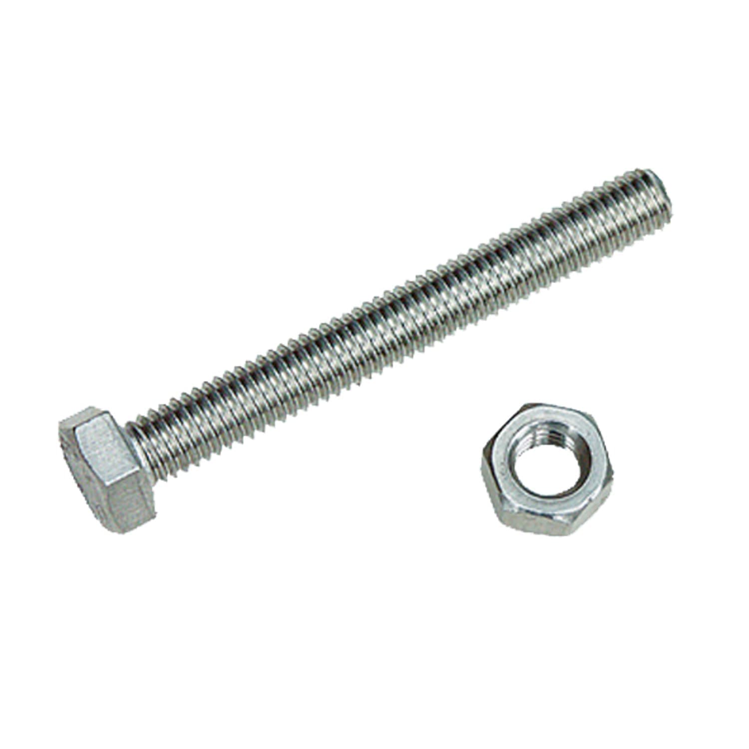 Boulon tĂȘte hexagonale M8x60 mm - Inox A4