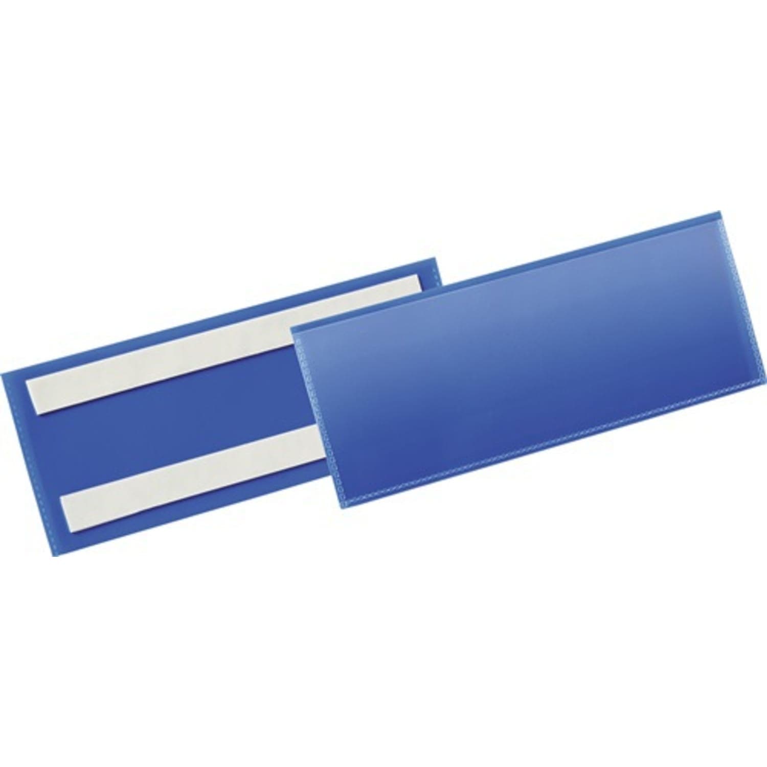 Pochette à étiquettes l.210xH74 mm bleu