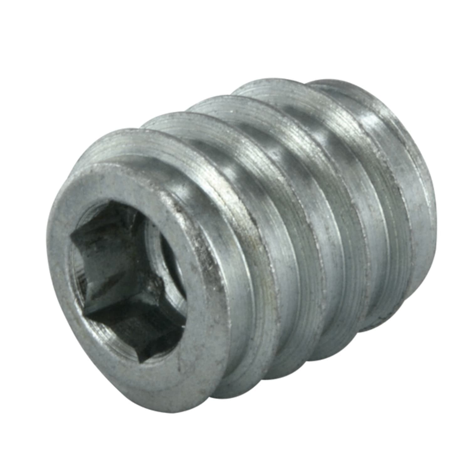 Insert à visser M10 Ø18 x L20 mm - Acier zingué