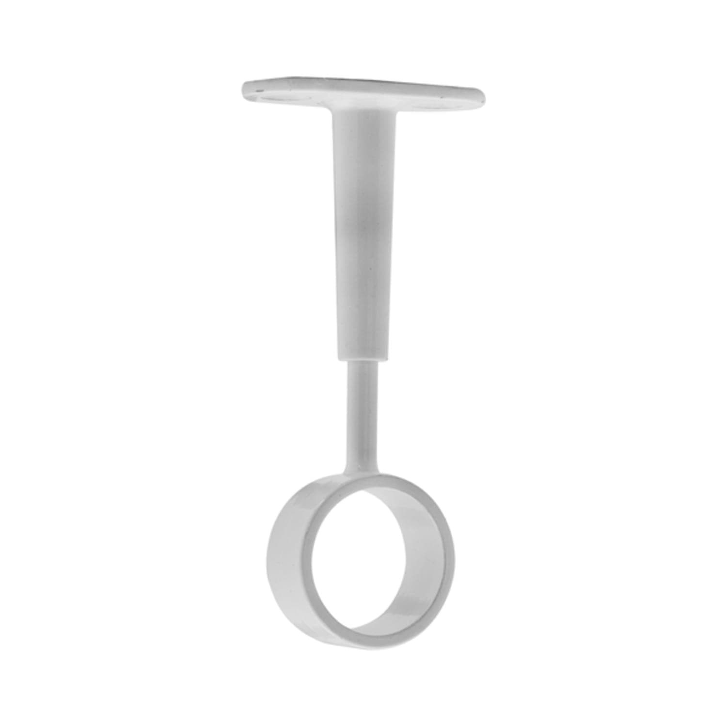Supports plafond rĂ©glable rond pour tube Ă25 mm - Blanc
