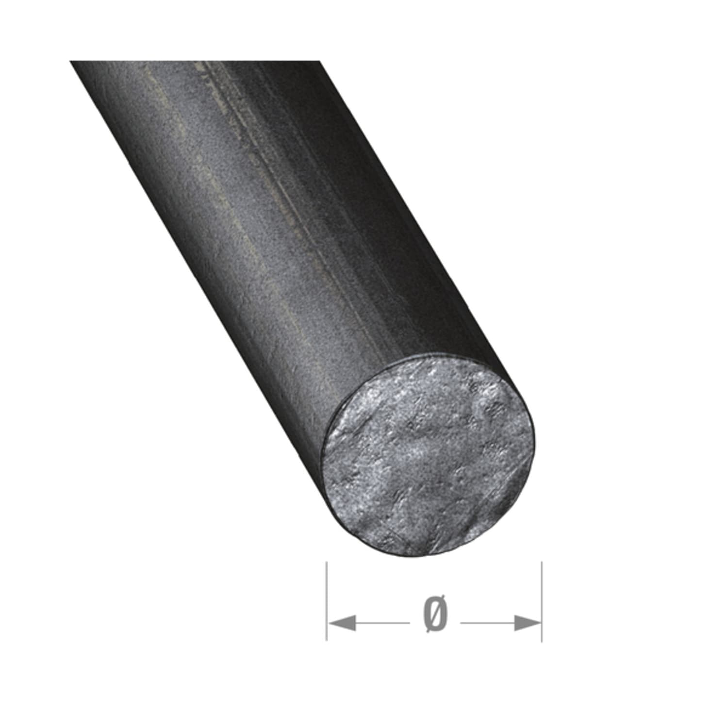 Rond serrurier Ă6 mm - Acier laminĂ©