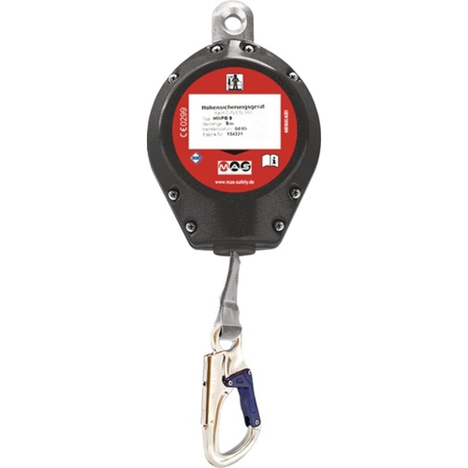 Appareil pour enrouleurs antichute EN 360 poids env. 2,3Â kg