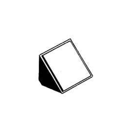 Équerre simple SYSTEMTAC PRO® blanc 24 x 23 x 23