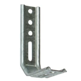 Équerre nervurée pan coupé 70 x 100 galva