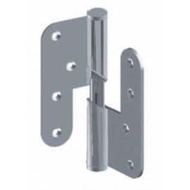 Paumelle inox brossé BR gche hélicoïdale N 16 mm 100 x 86 mm