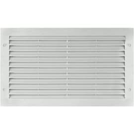 Grille menuis. avec moustiq. 175 cm² 334 x 186 mm blanche