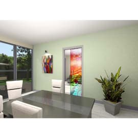 Kit d'habillage baie en MDF recoupable - Porte 735/835x2015