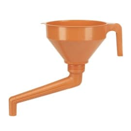 Entonnoir plastique avec double coude