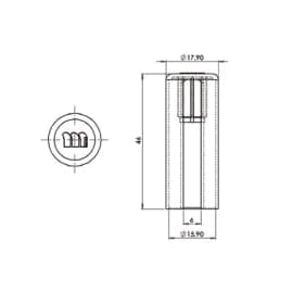 Bouchon BCP NF gris