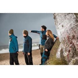Veste d'extérieur imperméable noir/gris anthracite TXS