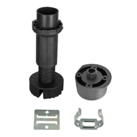 Pieds de caisson rond réglable Ø30 x H140-220 mm