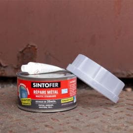 Mastic standard + durcisseur RÉPARE MÉTAL - Blanc