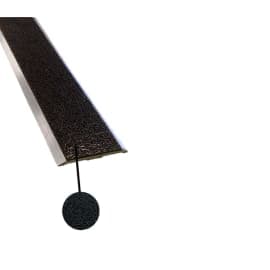 Nez de marche plat 3000 x 41 mm - Noir