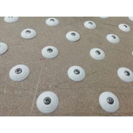 Kit de 200 Pastilles podotactiles Ă visser - Blanc