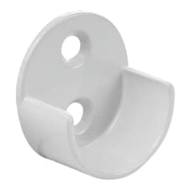 Naissance ouverte ronde pour tube Ø25 mm - Blanc