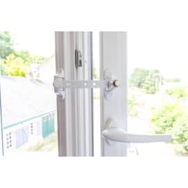 Entrebâilleur sécurité pour fenêtre AIRLOCK à clé - Blanc