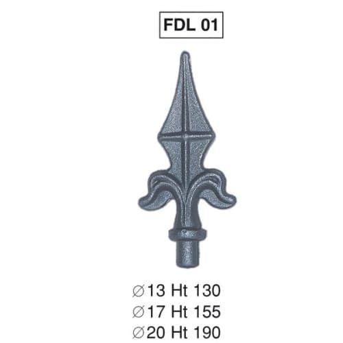 Fer de lance 01 acier rond 12