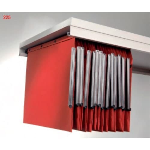 Profil dossiers suspendus 225 laqué blanc RAL 9010