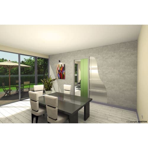 Kit d'habillage placage MDF pour porte 730x2400 ou 830x2040