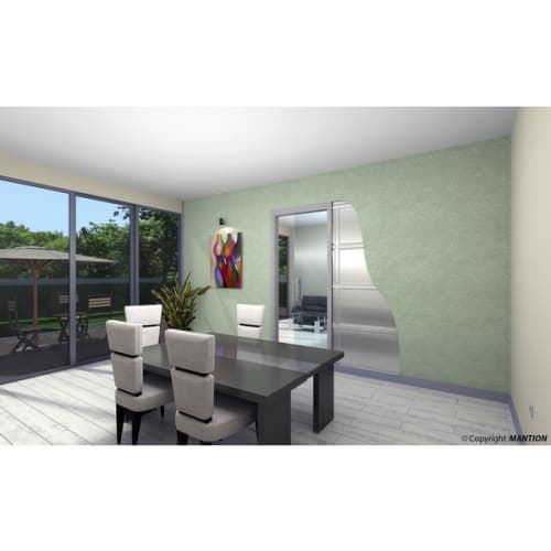 Kit châssis pour porte simple verre 1030 x 2015