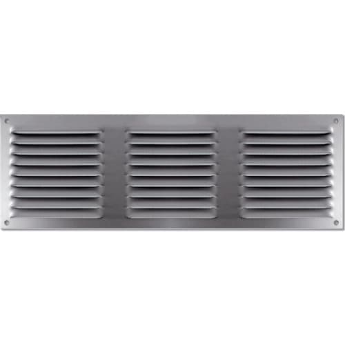 Grille persiennes 100 x 200 mm alu anodisé A/M