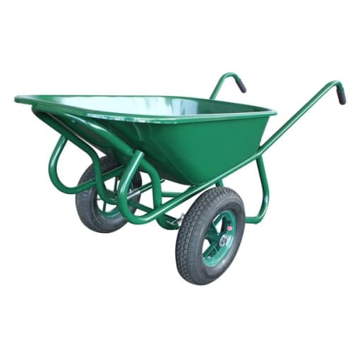 Brouette 2 roues verte 160L