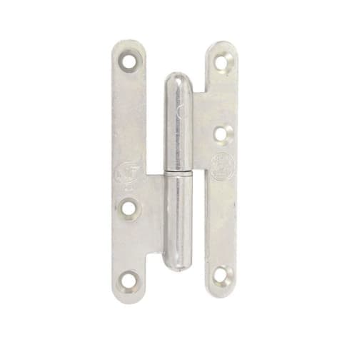 Paumelle à bague étroite NF 110 x 55 zing blc bts ronds dte