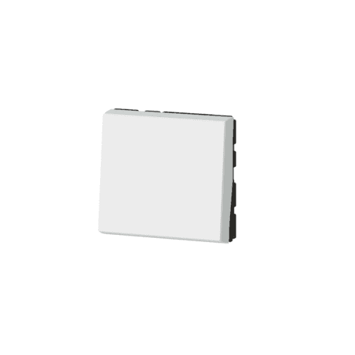 Interrupteur ou va-et-vient lumineux MOSAIC 2 module blanc