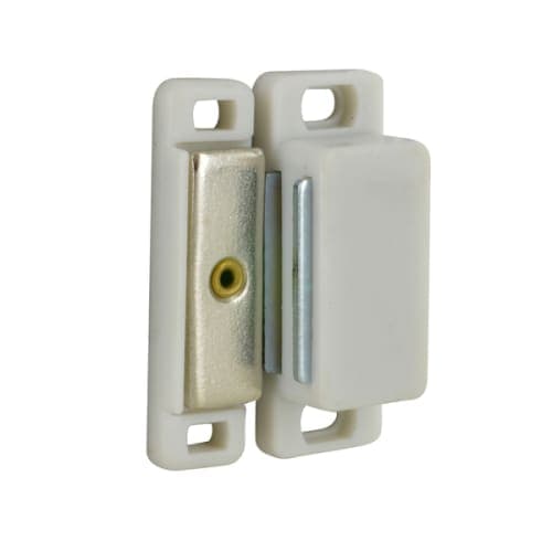 Loqueteau magnétique gâche mobile 6 kg - Blanc
