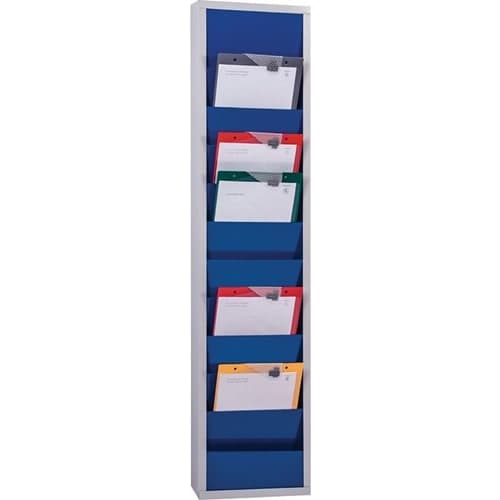 Planificateur atelier H1278xl315xP74mm bleu RAL 5002 1 rang