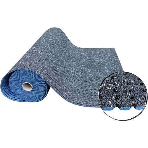 Tapis de revêtement de sol de sécurité BLACK-CAT Permagrip -BCG- largeur 1,2 m long. 10 m épaiss. 8 mm