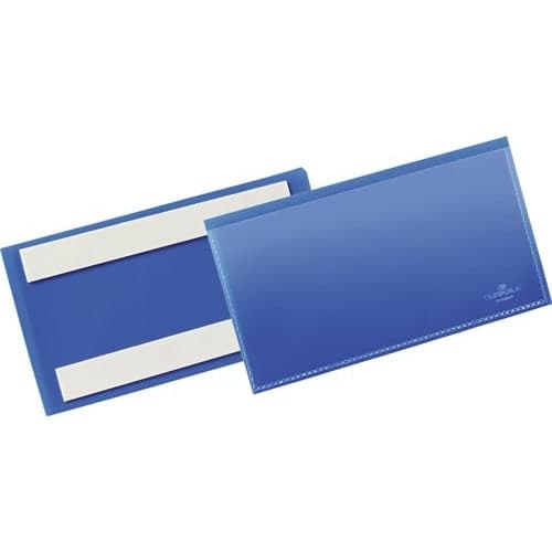 Pochette à étiquettes l.150xH67 mm bleu