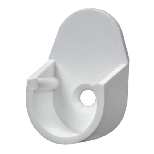 Naissance ouverte ronde pour tube Ø19 mm - Blanc