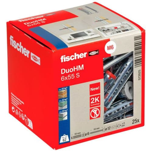 Cheville métallique pour creux DuoHM 5 x 55 mm S PZ