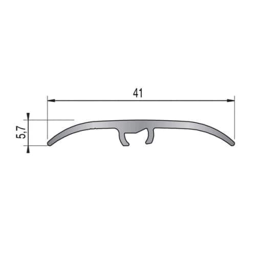 Seuil multi-niveaux HARMONY 41 x 930 mm - TaĂŻga