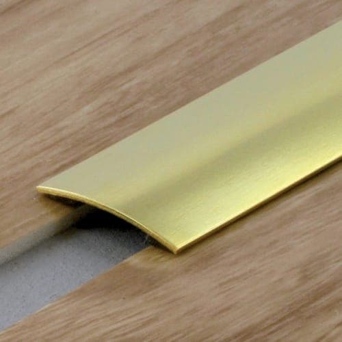 Seuil plat PRESTO 30 x 930 mm - Laiton poli