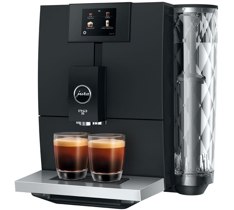 Jura - Kaffeevollautomat ENA 8 Full Metropolitan Black mit Touch Screen