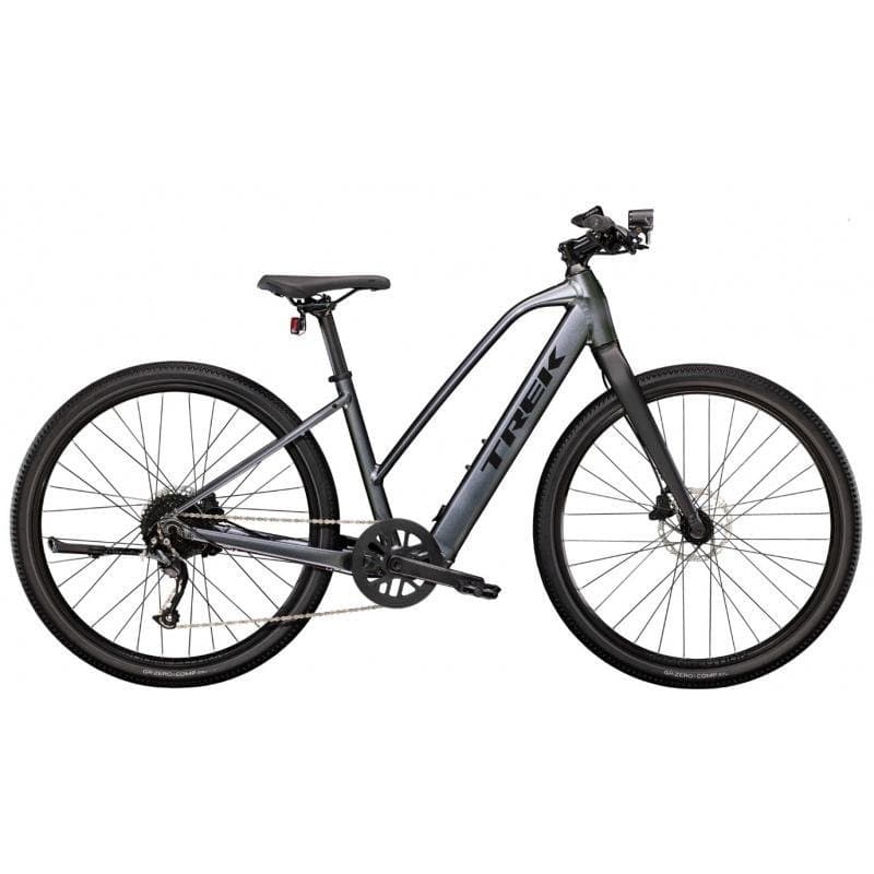 VTC électrique Trek DUAL SPORT+ 2 stagger - GRIS