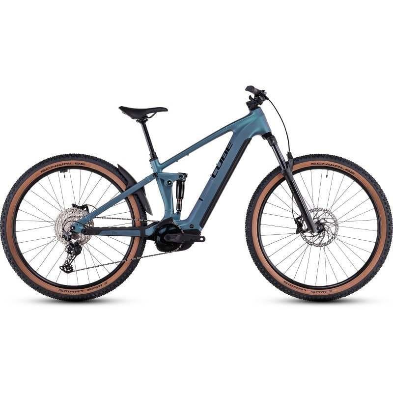 VTT Électrique Cube STEREO HYBRID ONE22 Race 800 2025 27.5" - 29" - Bleu - 27.5