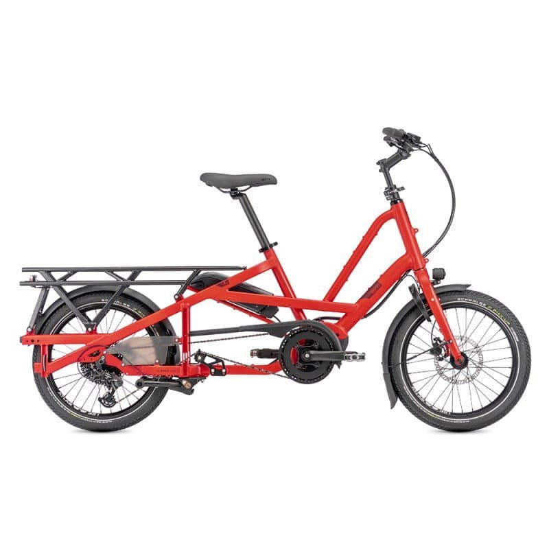 Vélo cargo électrique Tern Quick Haul Long D9 - ROUGE