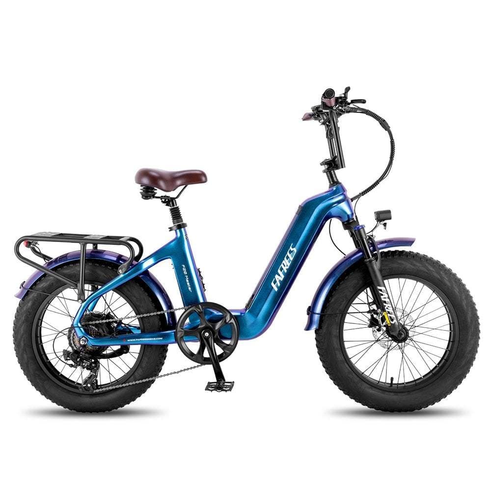 Fafrees F20 Master 500W 20" Fat Bike VTC électrique en Fibre de Carbone 22.5Ah Batterie Samsung - Bleu