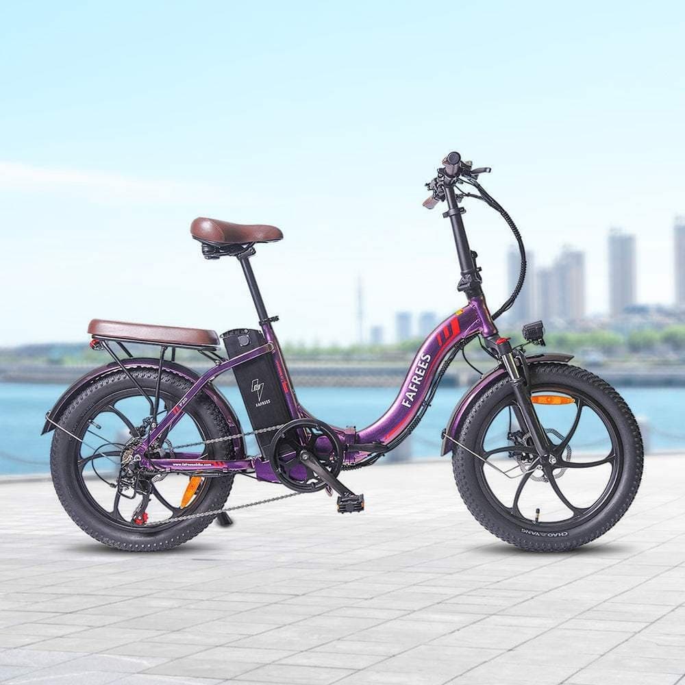 Vélo électrique pliant Fafrees F20 Pro 250W 20" en Cadre Ouvert 18Ah Batterie - Violet