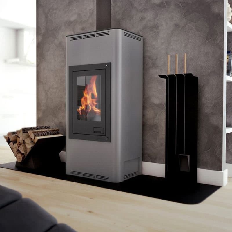 Aquaflam 12 Manual Wasserführender Kaminofen Black - Grey , Basic