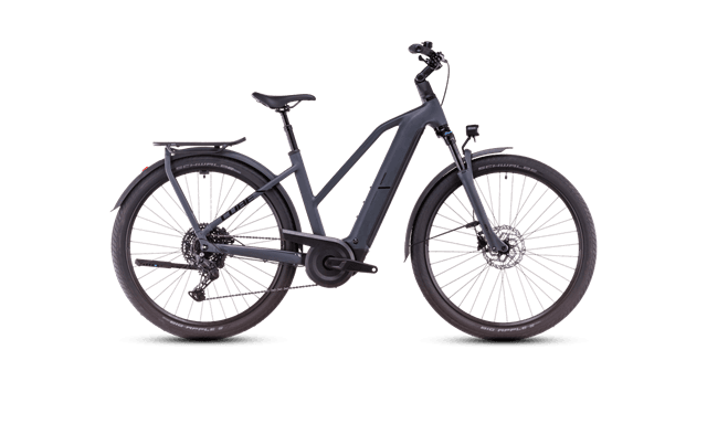 bicicleta eléctrica de trekking Cube Kathmandu Hybrid ONE 800 trapeze