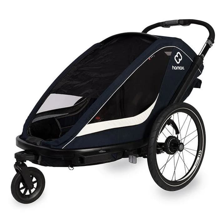 Remorque pour vélo Hamax 2 Enfants - Breeze - noir