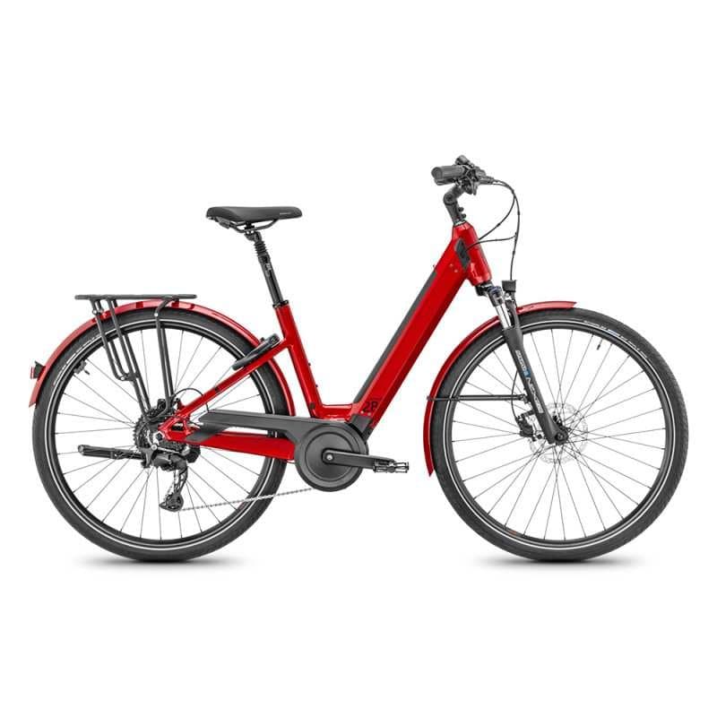 VTC électrique Moustache Samedi 28.4 open - Rouge , 500 Wh